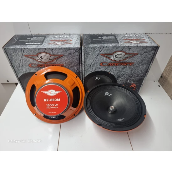 Akgöz Cadence R2-850M 20 cm Midrange 1500W 120 Rms