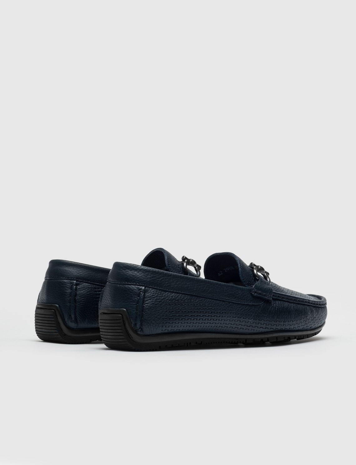 Cabani Hakiki Deri Siyah Erkek Loafer görsel 4