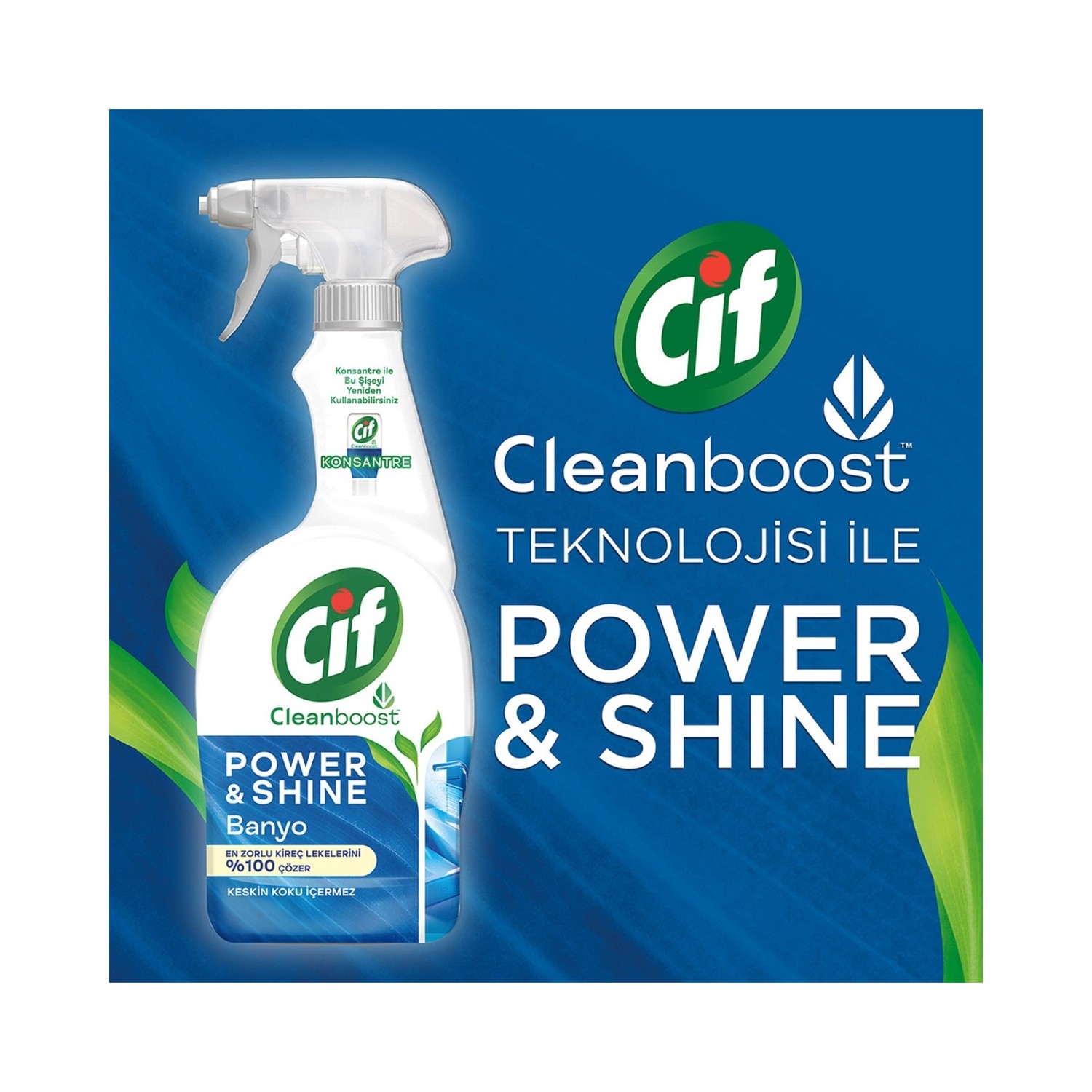 Cif Power Shine Cleanboost Sprey Banyo 750 ml X2 + Cif Power Fiyatı