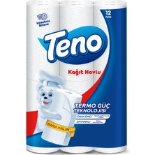 Teno Ultra Kağıt Havlu Çift Katlı 12'li
