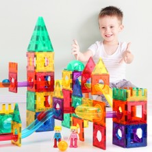 Oggia Marble Run 200 Parça Manyetik Oyuncak / Bloklar Seti (KBKG-200)