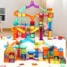 Oggia Marble Run 200 Parça Manyetik Oyuncak / Bloklar Seti (KBKG-200)