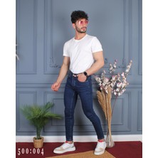 Jack Caprio Mavi Kot Pantolon Slim Fit Likralı Renk Solması Yapmaz Yüksek Kaliteli Jeans Kot Pantolon