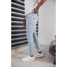 Jack Caprio Mavi Kot Pantolon Slim Fit Likralı Renk Solması Yapmaz Yüksek Kaliteli Jeans Kot Pantolon