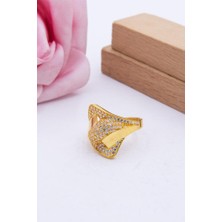 Latif Kuyumcu 22 Ayar Altın Yüzük Kalemli Kadın Yüzük LKYZK1230