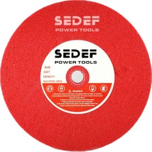 Sedef Power Tools 250X30X25 mm Kırmızı Skoç Elyaf Zımpara Taşı 4pb 320 Kum