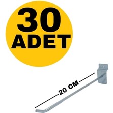 Zikzak Zıkzak Raf K Lı Panel / Pano Askı Kancası 20 cm 30 Adet