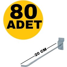 Zikzak Zıkzak Raf K Lı Panel / Pano Askı Kancası 20 cm 80 Adet
