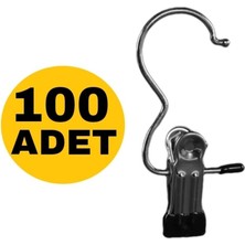 Zikzak Zıkzak Mandallı Eşarp Askısı 100 Adet