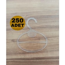 Zikzak Zıkzak Plastik Eşarp - Şal Askısı 250 Adet