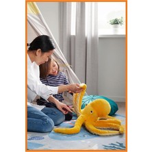 Alony Home Blavingad Yumuşak Oyuncak Ahtapot 50 cm Sarı