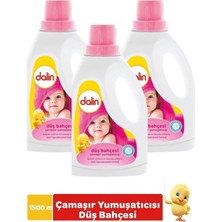 Dalin Düş Bahçesi Çamaşır Yumuşatıcısı 1500 ml 3 Adet Dalin Yumuşatıcı 1500