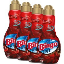 Bingo Soft Konsantre Çamaşır Yumuşatıcısı Lovely 1440 ml - Ekonomi Paketi 4'lü