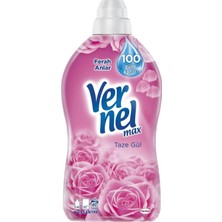 Vernel Çamaşır Yumuşatıcısı Max Taze Gül 60 Yıkama 1,44 Lt