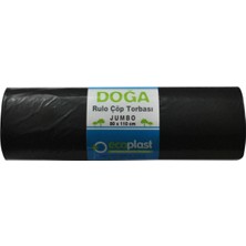 Ecoplast Doğa Çöp Torbası Jumbo 80X110 cm 90 Lt 20X10'LU (200 Adet)