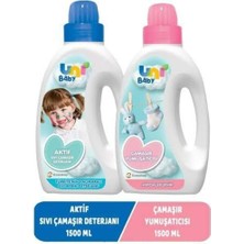 Uni Baby Çamaşır Deterjani 1500 ml + Yumusatici 1500 ml