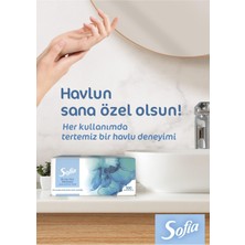 Sofia El ve Yüz Havlusu 100 Lü 12 Paket