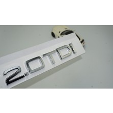 Dk Audi 2.0 Tdi B7 B8 B9 Krom Abs 3m 3D Bagaj Yazı Logo