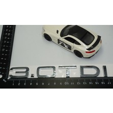 Dk Audi 3.0 Tdi B7 B8 B9 Krom Abs 3m 3D Bagaj Yazı Logo