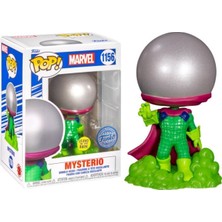 Funko Pop Spider-Man Mysterio Earth 616 Exclusive Figür Uv Işığı Soğurulduğunda Karanlıkta Parlar
