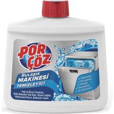 Porçöz Bulaşık Makinesi Temizleyici 250 ml Yağ ve Kireci Temizler, Kötü Kokuları Giderir