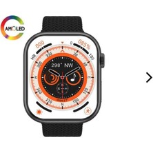 Sekoda Watch Hk9 Pro Akıllı Saat (3 Kordonlu- 2.02 Full Amoled Ekran-Aktif Pusula Özelliği) Tüm Akıllı Telefonlarla Uyumlu