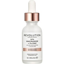 Revolution Skincare Leke ve Gözenek Arındırıcı Rahatlatıcı Vegan Serum 30 ml