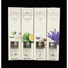 MEGA Actisoft Bergamot-Yasemin-Pudra-Lavanta Bambu Çubuklu Oda Kokusu 4 Lü Set 100ML