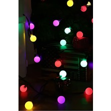 6 Metre 40 Ledli Rgb Top LED Kendiliğinden Animasyonlu Dekoratif LED Işık Yılbaşı Süsü