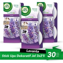 Air Wick Oda Kokusu Stick Up Dekoratif Jel Lavanta 3'lü Paket