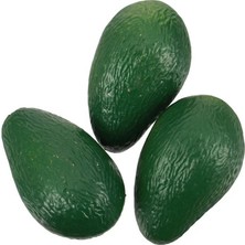 Nettenevime Yapay Meyve Avokado EVA Malzemeden Üretilmiş Gerçekçi Dekoratif Obje