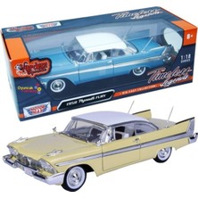 EKS Ticaret Motor Max Model Araba 1:18 1958 Plymouth Fury