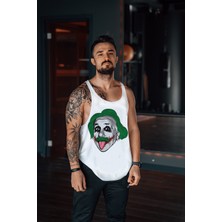 Freeyez Albert Einstein Joker Gym Fitness Tank Top Sporcu Atleti