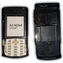 OEM Nokia N72 Kapak Nokia N72 Uyumlu Siyah Kapak Ön Kapak Arka Kapak Tuş Takımı