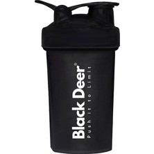 Black Deer Shaker Karıştırıcı Sporcu Protein Shaker  550 ml Siyah