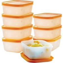 Tupperware Alaska Buzdolabı Saklama Kabı 8 x 450 ml (Buzluk Saklama Seti)