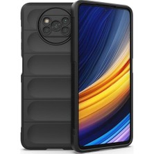 Bestone Poco X3 Nfc / X3 Pro Için Kaymaz Silikon Telefon Kılıfı - Siyah (Yurt Dışından)