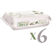 Baby Turco 90 Lı Beyaz Sabun Kokulu Islak Havlu 6 Lı Set