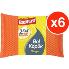 Koroplast Bol Köpük Sünger x 6 Ade