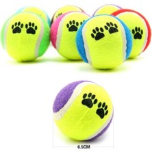 For Prime 3 Adet Pati Desenli Köpek Tenis Topu Oyuncağı