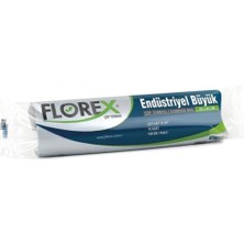 Florex Endüstriyel Büyük 65X80 Çöp Poşeti/torbası - 25 Rul