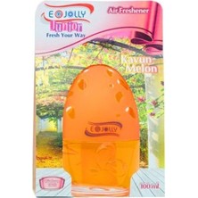 E-Jolly Küre-Kavanoz Koku Kavun-Sakız-Odunsu-Okyanus-Şeftali 100 ml