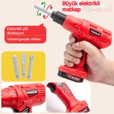 Love Home Çocuk Alet Kutusu Bebek Simülasyon Aracı Tamir Aracı Elektrikli Matkap Tornavida Aracı 42 Set Oyuncak (Yurt Dışından)