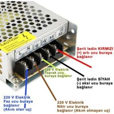 Cata CT-2578 30 Amper 360 Watt Ultra Slim Şerit LED Trafosu Adaptörü