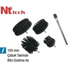 Nt Tools 5 Parça Siyah Plastik Fırça Set