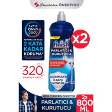 Finish Bulaşık Makinesi Parlatıcı 2X800 ml