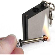 Modauyum Zippo Benziniyle Çalışan Metal Kibrit Kamp Çakmağı