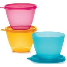 Tupperware Renkli Buzdolabı Kapları 3'lü Set / 400 ml