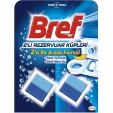 Bref Wc Temizleme Küpü Aktif Rezervuar Blok 2'li Paket