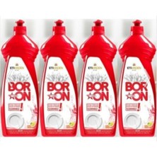 Boron Boron Elde Yıkama Bulaşık Temizlik Ürünü 650 ml 4 Adet